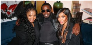 Janet, Diddy and Naomi Campbell