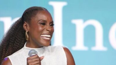 Chief Executive Officer, Producer, Actress and Writer at HOORAE Issa Rae speaks during the 2023 AfroTech Women's Summit in Austin, TX