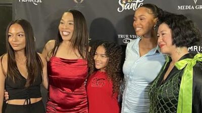 (L-R) Davida Williams, Monica Floyd, Shai Moss, Kennedy Stephens, Marisa Llamas