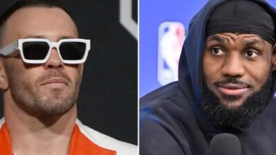 Colby Covington and LeBron James (Getty Images)