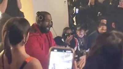 Kanye West rant - screenshot