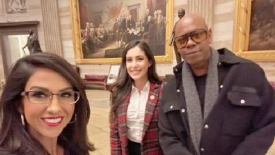 Lauren Boebert - Anna Paulina Luna - Dave Chappelle (via X-Twitter)