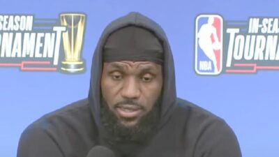 LeBron James talks about UNLV Mass Shooting - screenshot