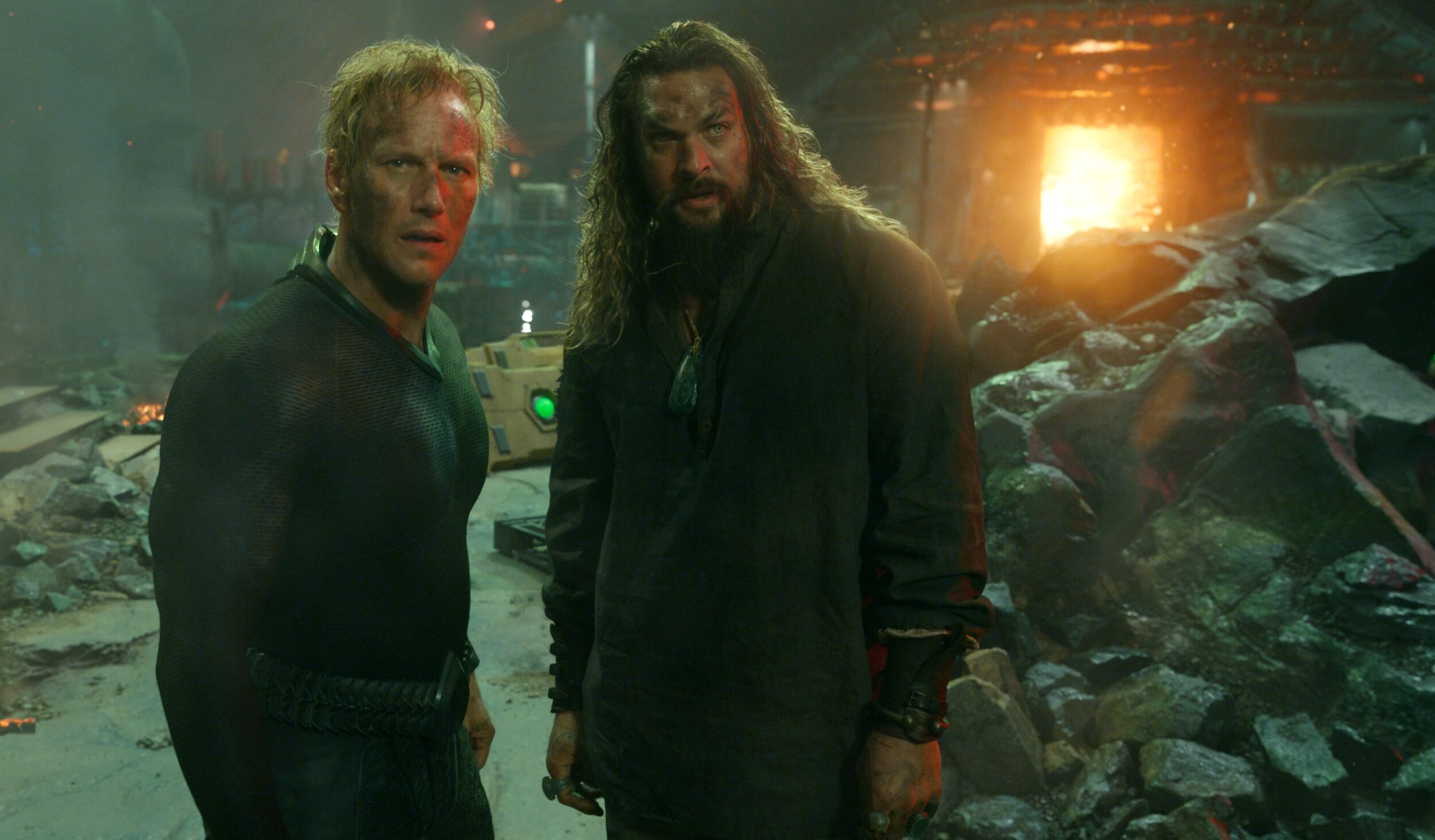 PATRICK WILSON and JASON MOMOA in &ldquo;Aquaman and the Lost Kingdom.&rdquo; 