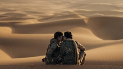 Timoth&eacute;e Chalamet and Zendaya in Dune: Part Two (2024)