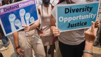 Affirmative Action supporters (Kent Nishimura-The Los Angeles Times-Getty Images)