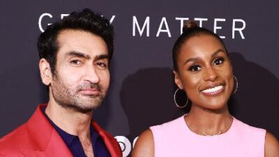 Kumail Nanjiani and Issa Rae (Matt Winkelmeyer-Getty Images North America)