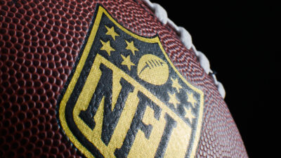 NFL logo on football - Depositphotos