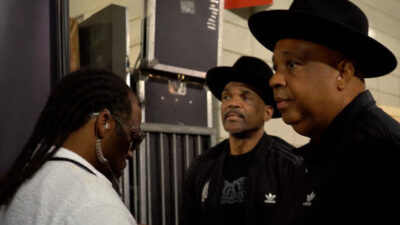 KINGS FROM QUEENS: THE RUN DMC STORY -- "Down With The King" Episode 103 -- Pictured: (l-r) Darryl "DMC" McDaniels, Joseph "Rev Run" Simmons -- (Photo by: PEACOCK)