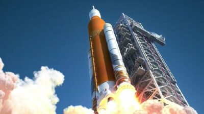 Rocket Blasting off into Space - screenshot