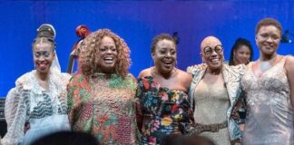 The Inaugural Jazz Music Awards - Left to Right Jazzmeia Horn Dianne Reeves Ledisi Dee Dee Bridgewater Lizz Wright - Photo Credit Julie Yarbrough Photography