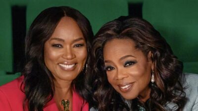 Angela Bassett and Oprah Winfrey