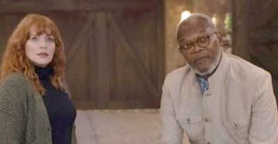 Bryce Dallas Howard and Samuel L. Jackson in Argylle