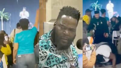 Dr Umar confronted by woman in Atlanta - screenshot