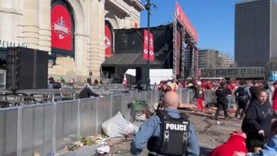 KC Chiefs Super Bowl shooting - screenshot
