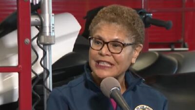 LA Mayor Karen Bass - screenshot