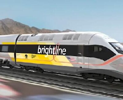 LA to Vegas High Speed Train - rendering