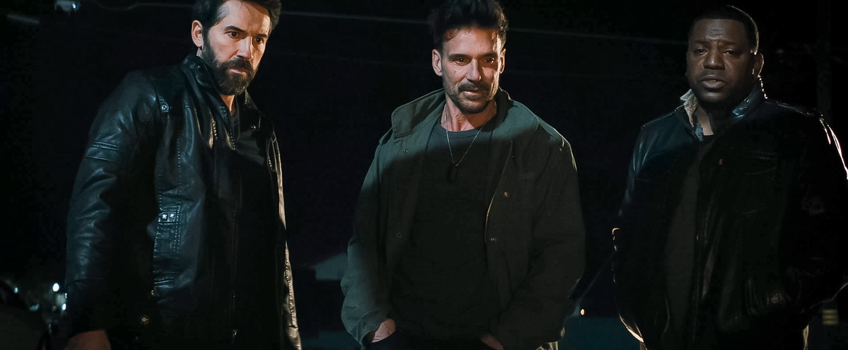 Lights Out (2024) Mekhi Phifer, Scott Adkins, and Frank Grillo in Lights Out (2024)