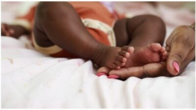infant feet