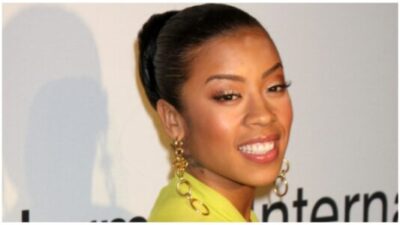 Keyshia Cole arriving at the Pre-Grammy Party honoring Clive Davis at the Beverly Hilton Hotel in Beverly Hills, CA on