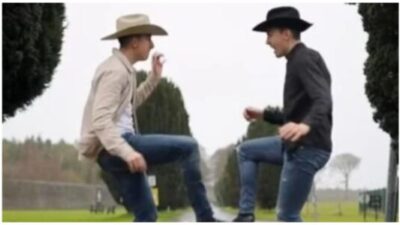 Two brothers Irish step dancing to Beyonc&eacute;