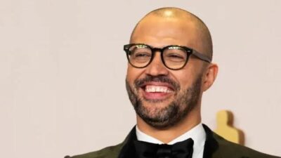 Cord Jefferson after winning Oscar&reg; for Adapted Screenplay during the live ABC telecast of the 96th Oscars&reg; at Dolby&reg; Theatre at Ovation Hollywood on Sunday, March 10, 2024.