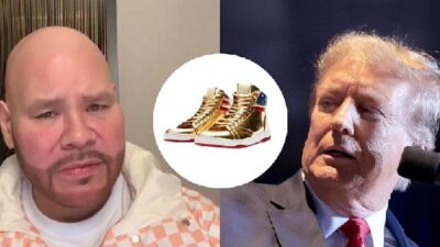Fat Joe - Donald Trump & Trump sneakers (Instagram-Getty)