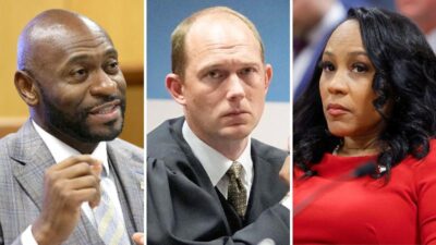 Nathan Wade Scott McAfee Fani Willis (Pool-Getty Images via CNN Newsource)