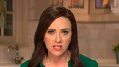 Scarlett Johanson as Katie Britt (NBC via CNN Newsource)