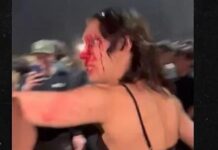 Trans Woman in figt at Rolling Loud - screenshot