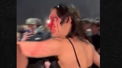 Trans Woman in figt at Rolling Loud - screenshot