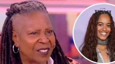 Whoopi Goldberg and Malia Ann (Obama) - via YouTube