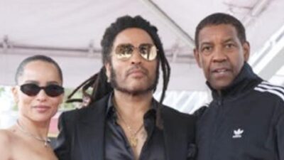 Zoe Kravitz Lenny Kravitz and Denzel Washington - Getty