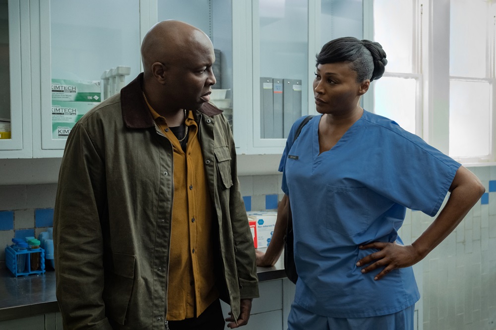 STARZ BMF Magic Makers:Steve Harris(&ldquo;Detective Von Bryant&rdquo;) ,Cynthia Bailey(&ldquo;Gloria&rdquo;)