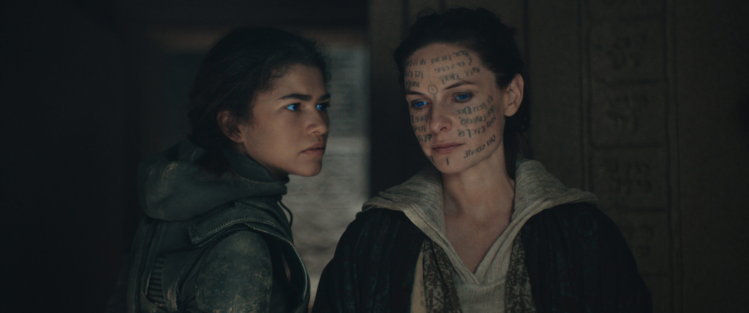 ZENDAYA as Chani and REBECCA FERGUSON in Warner Bros. Pictures and Legendary Pictures&rsquo; &ldquo;DUNE: PART TWO,&rdquo; &copy; 2024 Warner Bros. Entertainment Inc.