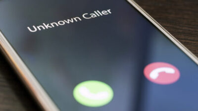 unknown incoming calls / stock photo