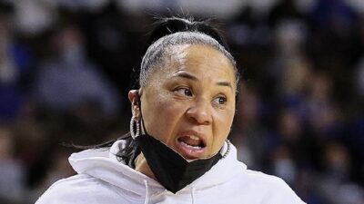 Dawn Staley (Andy Lyons-Getty Images via CNN Newsource)