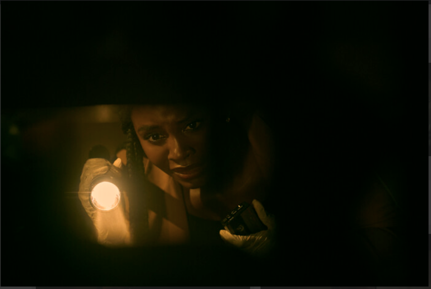 Deborah Ayorinde (Dawn) THEM: The Scare courtesy of Prime Video
