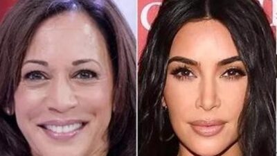 Kamala Harris - Kim Kardashian (Getty)