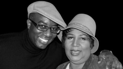 Matthew Jordan Smith with Aretha Franklin (Photo Courtesy of Matthew Jordan Smith Photography)