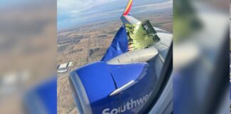 Southwest Airlines engine mishap (04-07-24) - screenshot