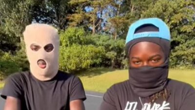 Young Black dudes (Shiesty Mask and Ski Mask) wearing ski masks - screenshot
