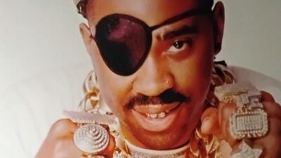 An Iced Out Slick Rick - is featured in the Ice Cold exhibit at the American Museum of Natural History