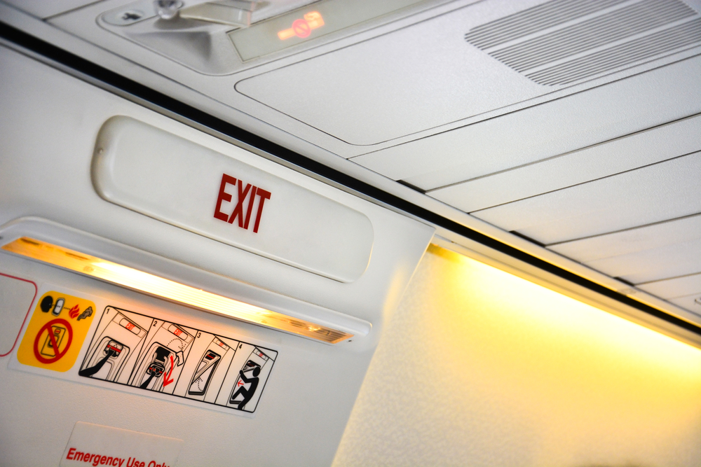 emergency door exit sign
