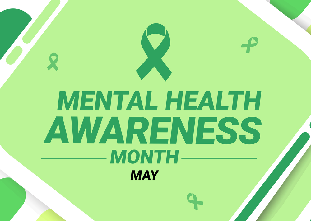 Mental health awareness backdrop design