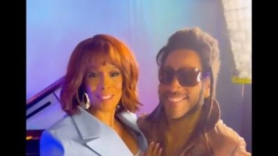 Gayle King & Lenny Kravitz - via Instagram