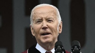 Joe Biden at Morehouse (Andrew Caballero-Reynolds-AFP-Getty Images via CNN Newsource)