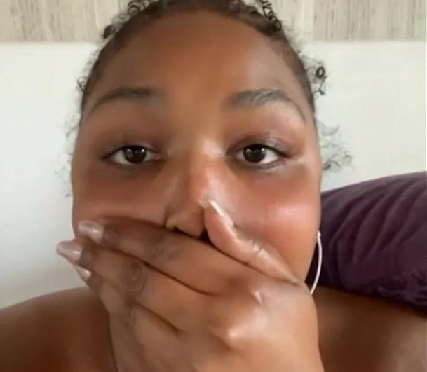 Lizzo reacting to South Park episode-satire - Instagram screenshot