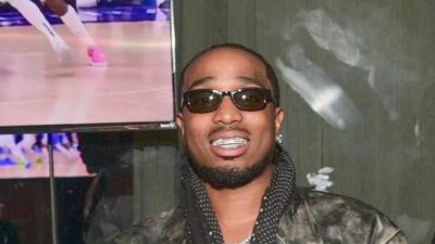 Quavo at opening of V12 Restaurant & Sports Bar