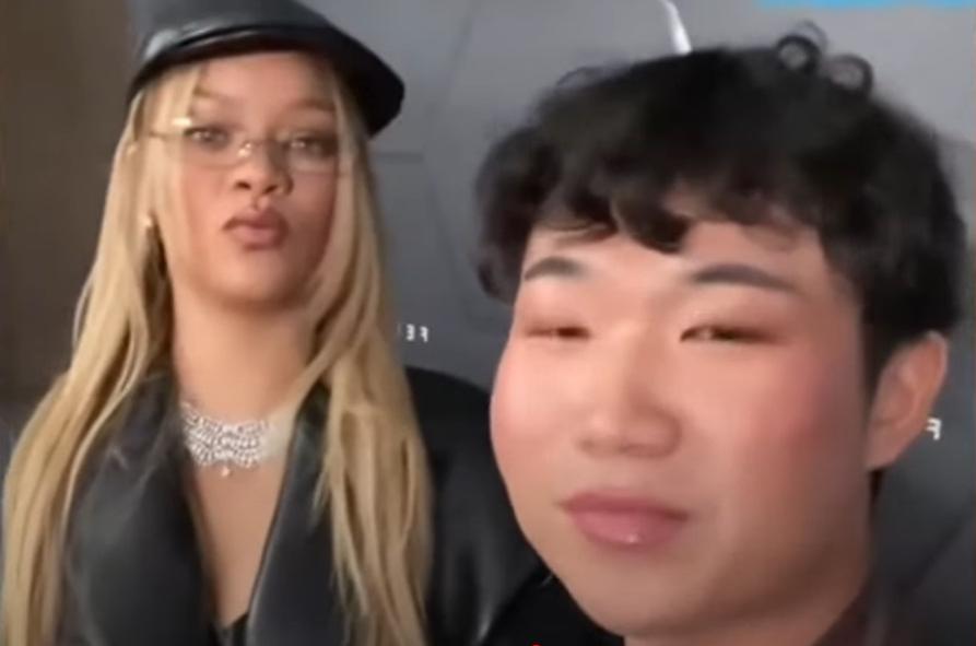 Rihanna in China - screehshot